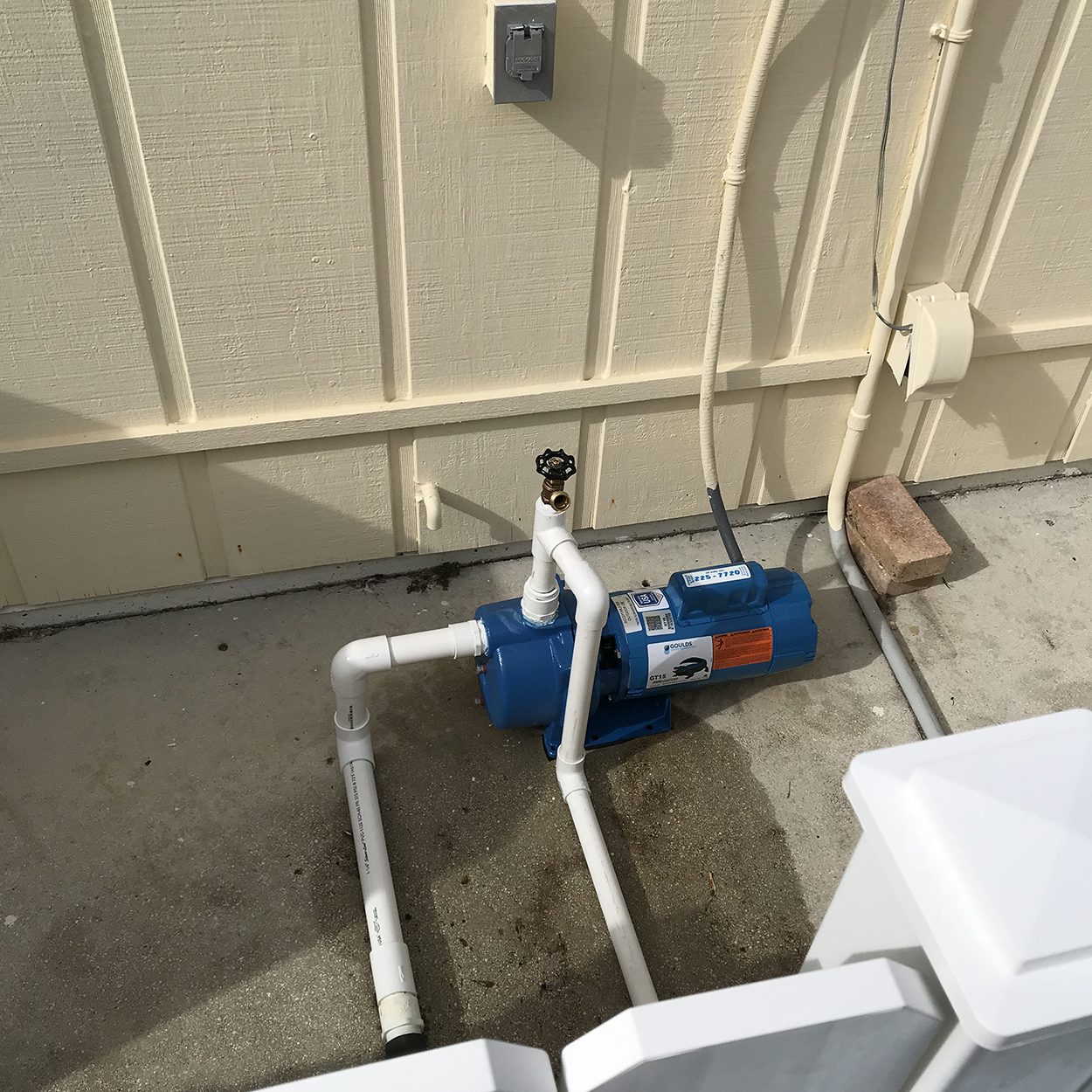 Martin County new Irrigation pump installation