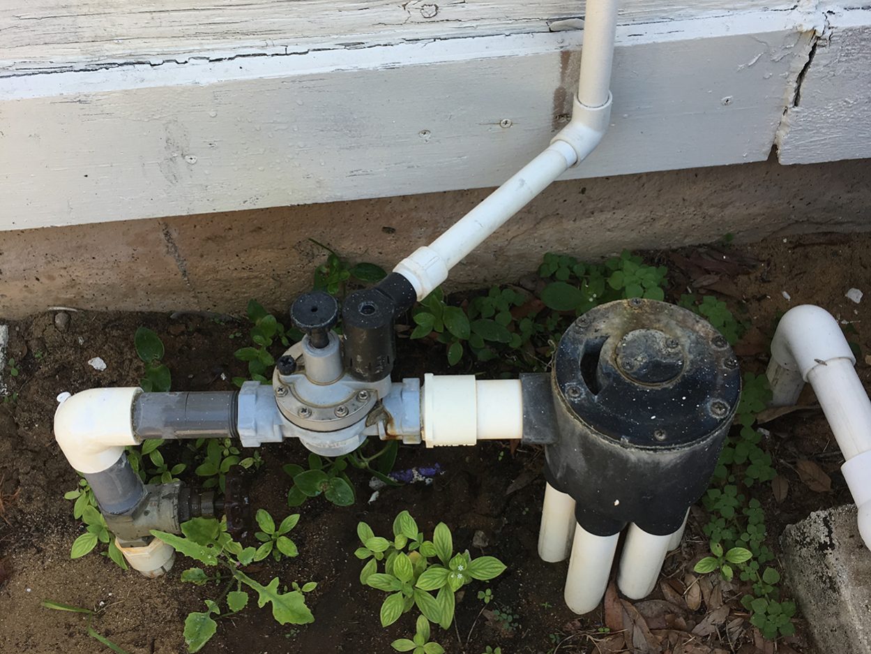 Old tank and distribution valve system