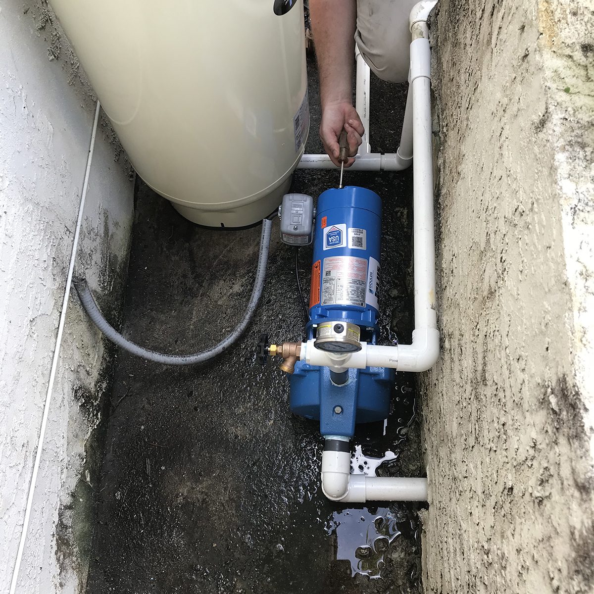 Pump and tank check-ups